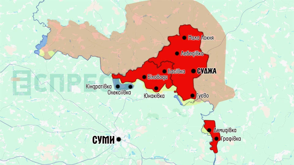 карта бойових дій