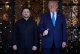 Володимир Зеленський та Дональд Трамп на вході до Мар-а-Лаго (28.12.2025)