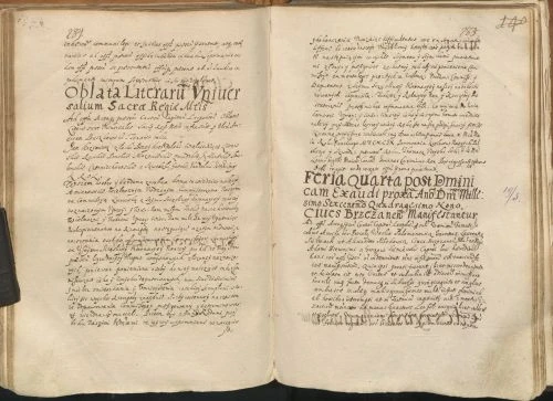 на фото: заява бережанського бурмістра про шкоду завдану воєнною кампанією, 1649 р.