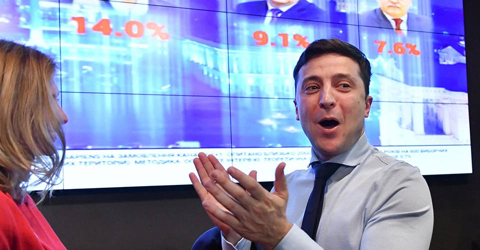 перемога Володимира Зеленського на виборах президента в 2019 році