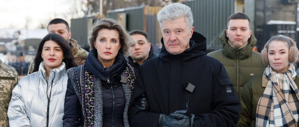 Лідер фракцї "Європейська Солідарність" Петро Порошенко разом із своєю дружиною Мариною