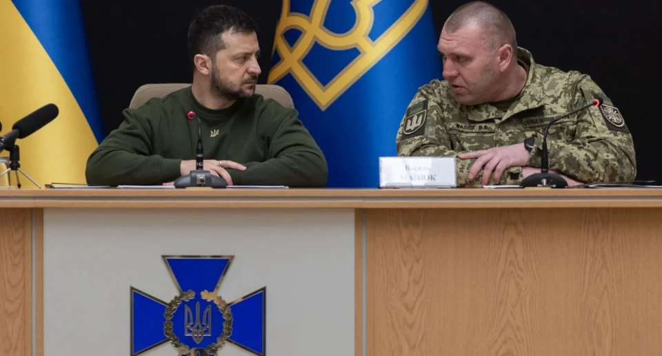 Володимир Зеленський та Василь Малюк