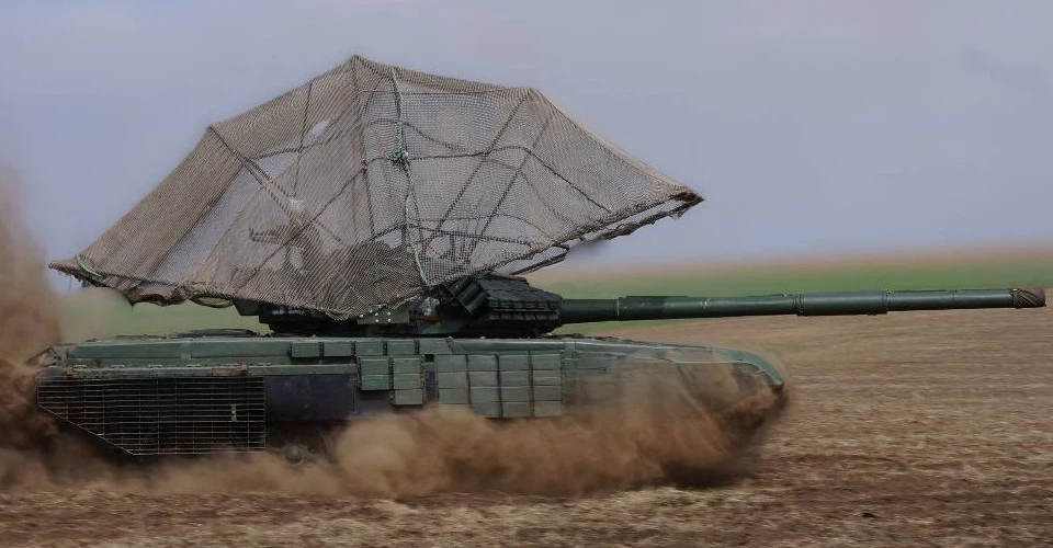 Т-72ЕА з протидроновим захистом на озброєнні 153-ї ОМБр ЗСУ
