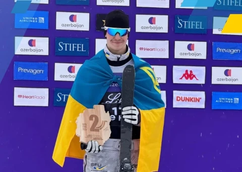Лижний акробат Ян Гаврюк з Рівненщини став срібним призером етапу Кубка світу в Лейк Плесіді