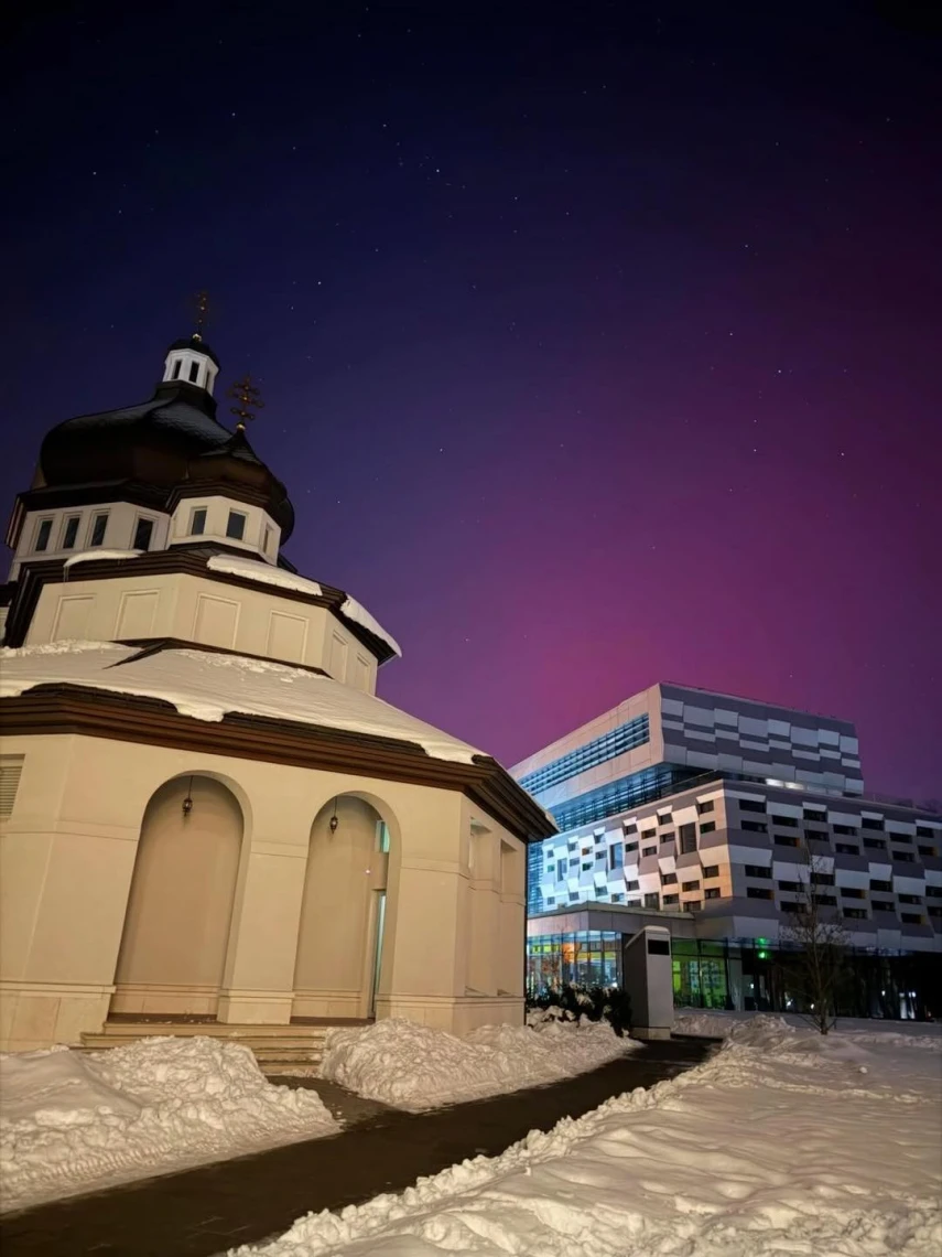 У ніч на 20 січня львів'яни спостерігали північне сяйво