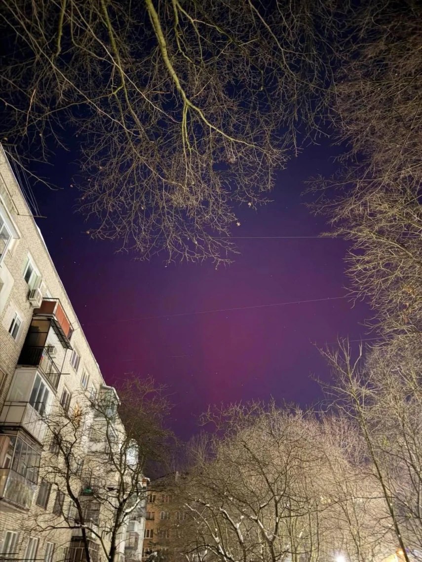 У ніч на 20 січня львів'яни спостерігали північне сяйво