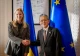 Заступниця Голови Верховної Ради України IX скликання Олександра Кондратюкна першій офіційній зустрічі з послом Японії в Україні Масаші Накагоме