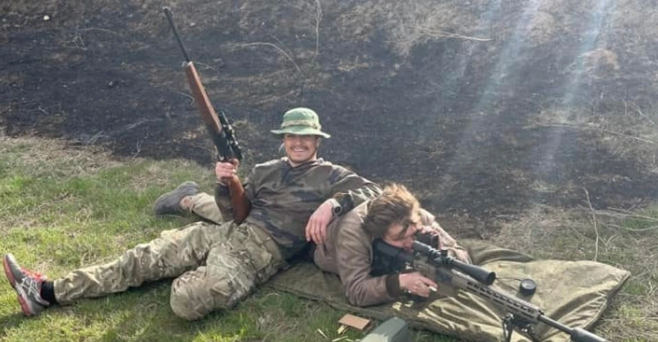 Артем Димид разом із побратимом Дмитром Пащуком