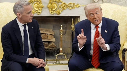Марк Карні та Дональд Трамп
