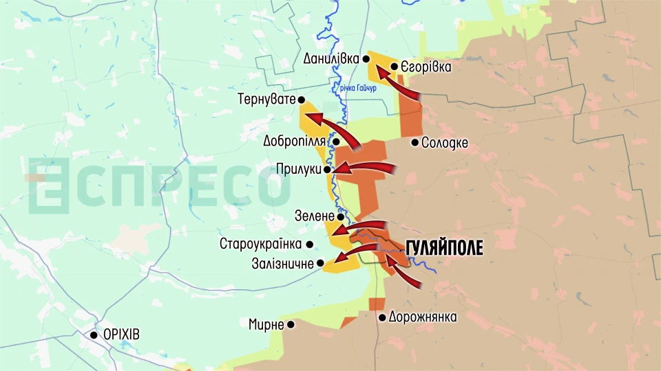 Карта бойових дій за січень 2026