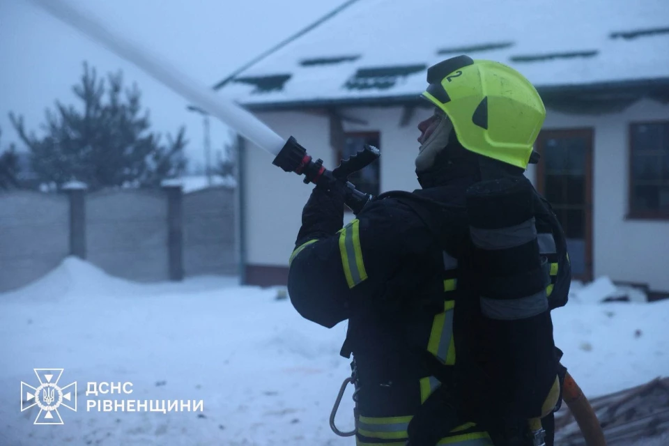 На Рівненщині внаслідок атаки РФ пошкоджені житлові будинки і критична інфраструктура