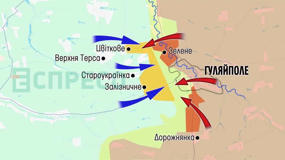 Карта бойових дій за 7-14 лютого