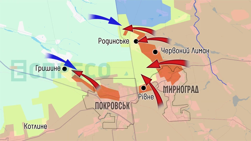 Карта бойових дій