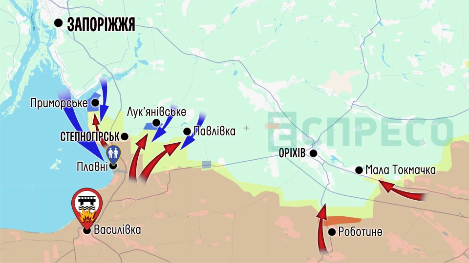 Карта бойових дій