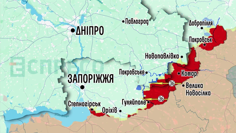Карта бойових дій