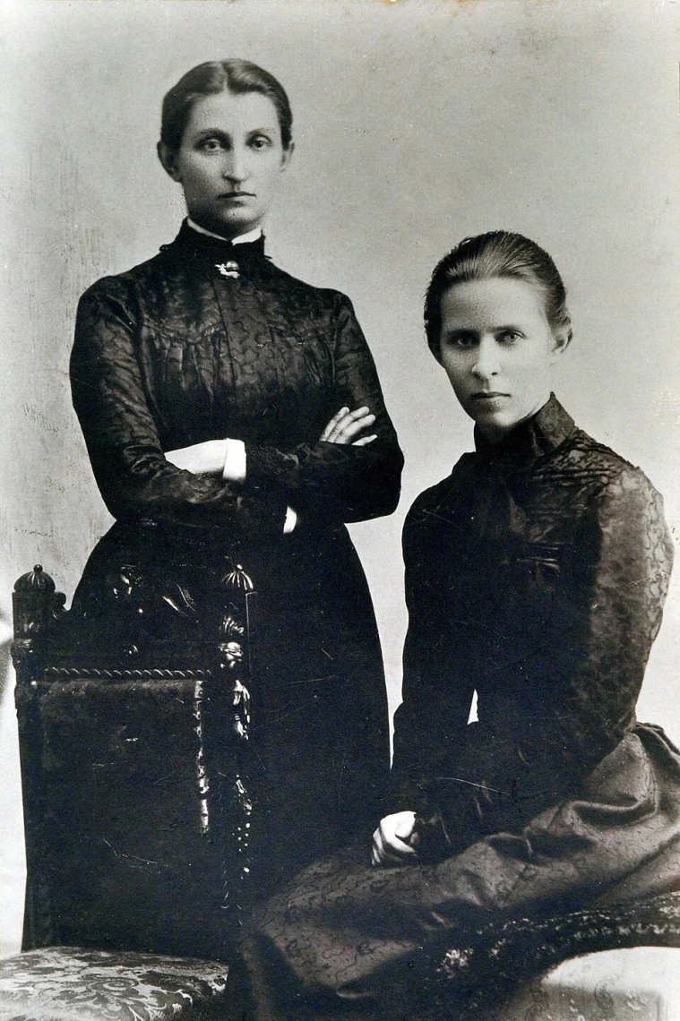 Леся Українка з Ольгою Кобилянською