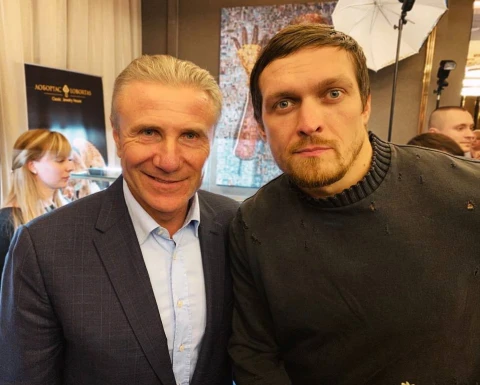 Олександр Усик і Сергій Бубка