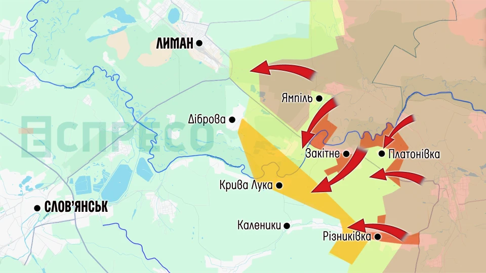 Карта бойових дій за 21-28 лютого