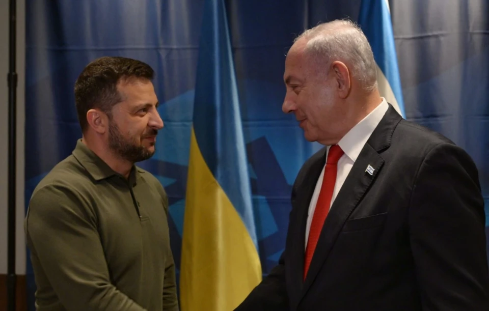 Володимир Зеленський та Беньямін Нетаньягу