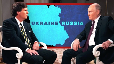 Такер Карлсон в гостях у Путіна