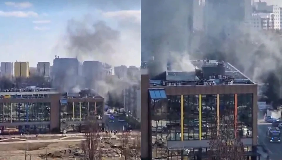 Пожежа у варшавському Урсинуві (21.03.2026)