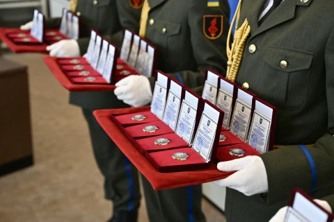 У Львові 29 нацгвардійців посмертно нагородили "Почесним знаком святого Юрія"