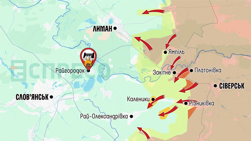 Карта бойових дій за 21-28 березня