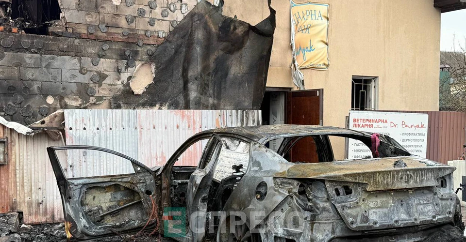 атака росіян на ветеринарну клініку в Чабанах
