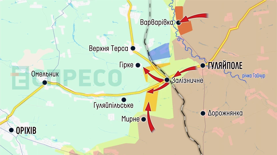 Карта бойових дій за 28 березня – 4 квітня