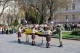 На фото: пластуни розгортають прапор України біля пам'ятника Іванові Франку у Львові на святкуванні 114-річчя Пласту, 4 квітня 2026 року