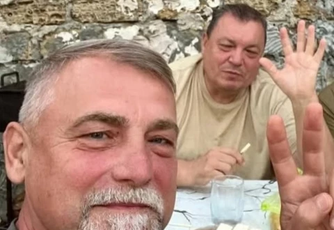 Едуард Малов (ліворуч) та Володимир Ляпкін (праворуч)
