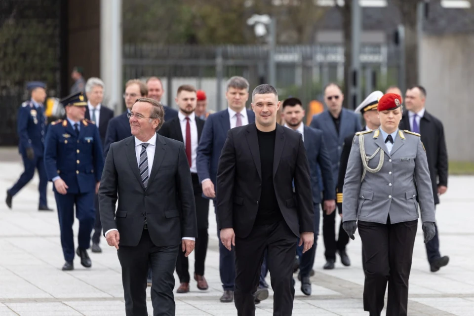 Михайло Федоров та Борис Пісторіус (ліворуч)