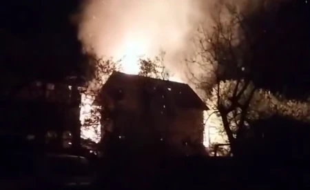 пожежа в житловому будинку в Ужгороді