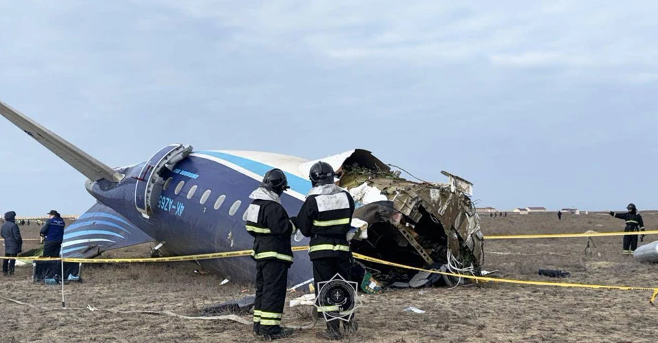 Літак AZAL, що зазнав катастрофи в грудні 2024