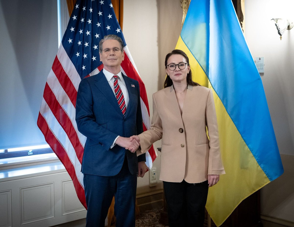 Свириденко зустрілася з міністром фінансів США Бессентом: обговорили енергетику України та санкції проти РФ