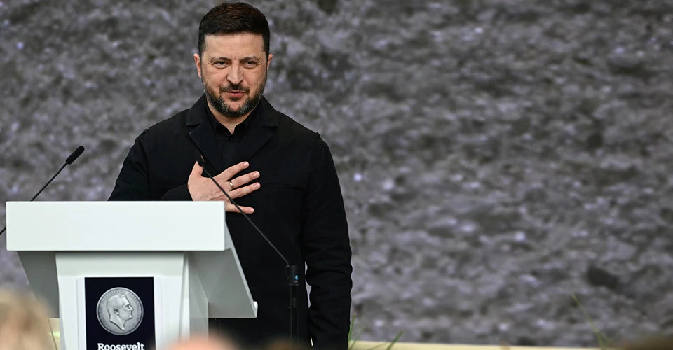 Зеленський отримав премію "Чотири свободи"