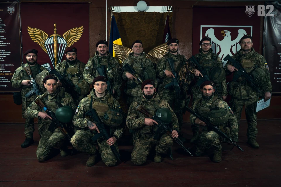У 82-й Буковинській бригаді відбулася урочиста посвята в сержанти