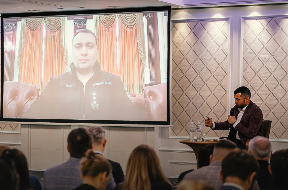 Керівник Офісу президента України Кирило Буданов під час Defense Tech Export Forum