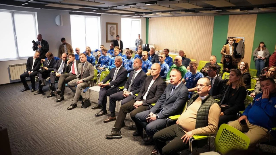 міністр спорту та молодіжної політики Італії Андреа Абоді на тренуванні "Покрова АМП"