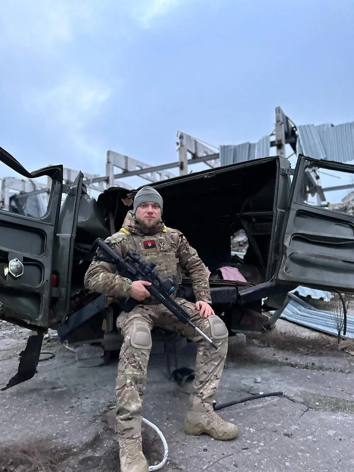 Віталій Біляк під час служби