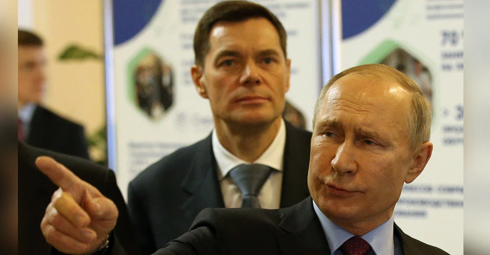 Олексій Мордашов і Володимир Путін