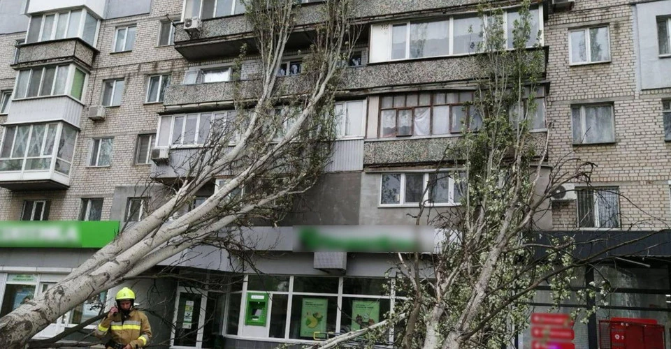 Негода в Україні, наслідки шквального вітру
