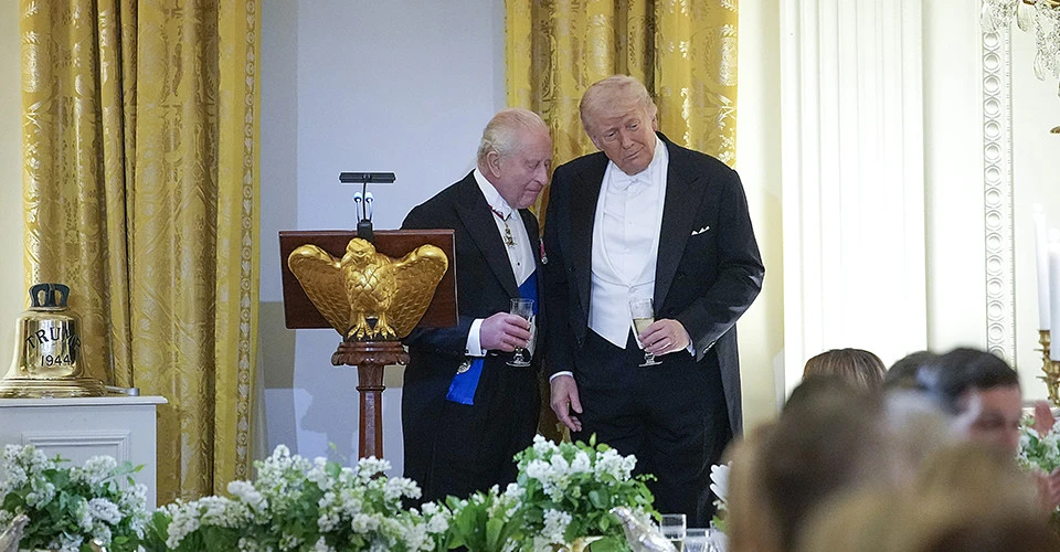 король Чарльз III і Дональд Трамп