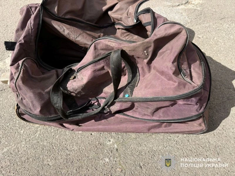 Сумка, у якій знайшли мертве немовля на проспекті Чорновола у Львові