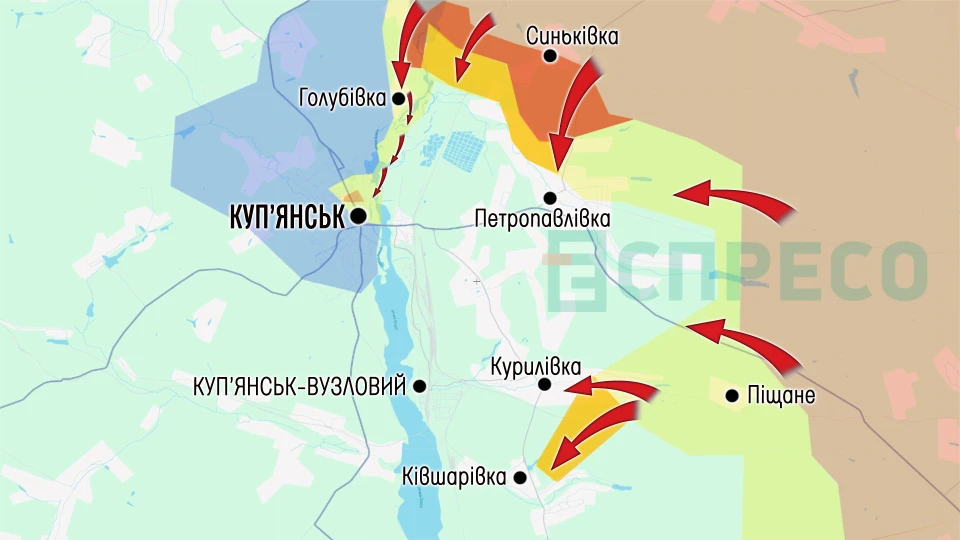Карта бойових дій 25 квітня - 2 травня: Мала Токмачка не тільки російський мем, але й тренд ситуації на фронті