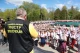 На фото: учасники проєкту "Поділля танцює" під час встановлення рекорду України з виконання подільського танцю "Краков'як" у Хмельницькому