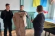 Володимир Ворошилов Karaya передає свій льотний комбінезон Волинському краєзнавчому музею