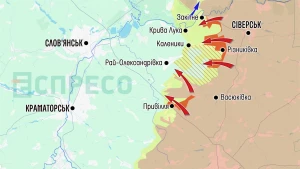 Карта бойових дій за 2-9 травня