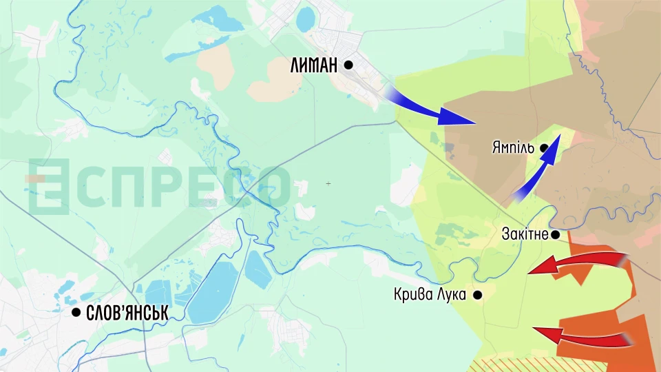 Карта бойових дій за 2-9 травня
