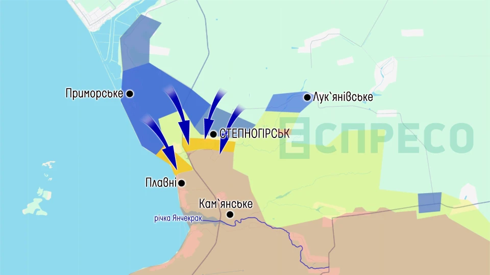 Карта бойових дій за 2-9 травня